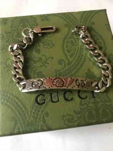 pulsera gucci hombre oro|Pulseras Gucci para hombre .